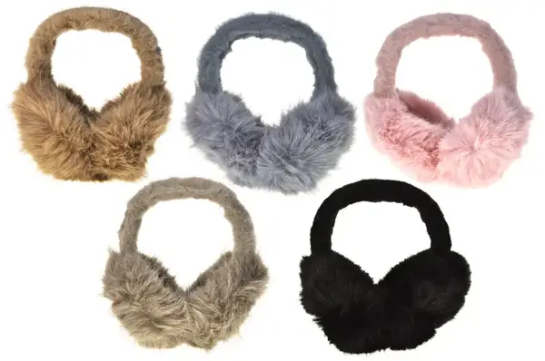 Хутряні навушники, 6 кольорів купити