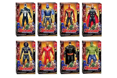 Герої D558-3/D558-2/D558-1/D558-19/D558-17/D558-15/D558-98/D558-10 Avengers 8 видів коробка 37*6,6*21 см купити