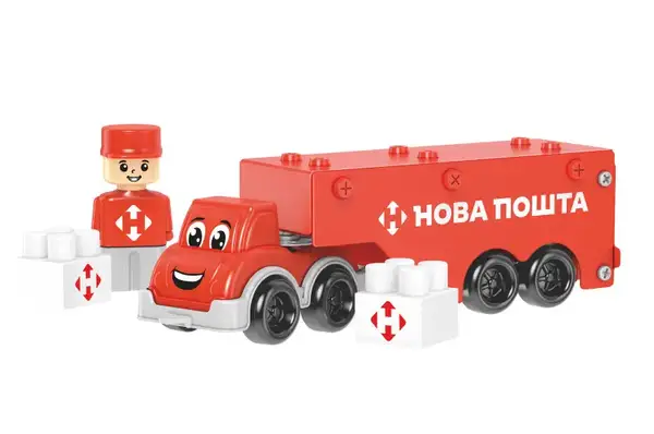 Конструктор металевий 1416 "Нова Пошта" 135 дет. ТЕХНОК купити недорого в Україні, фото 7