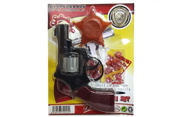 Пістолет на пістонах "Дена" на блістері 238 GoldenGun купити недорого в Україні, фото 2