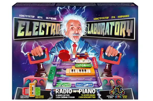 Електронний конструктор "Electro Laboratory. Radio+Piano" ELab-01-03 DANKO купити