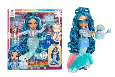 Лялька 120834 СКАЙЛЕР серії "Winter Wonderland" з аксесуарами RAINBOW HIGH купити