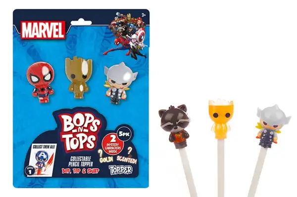 Набір колекційних фігурок-топерів SAMBRO серії "Bop n Tops"–МАРВЕЛ (5 фігурок, в асортименті) купити