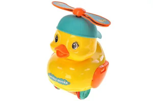 Каталка 198-29 "Каченя" з ручкою р.21x18x19 см YG Toys купити недорого в Україні, фото 4