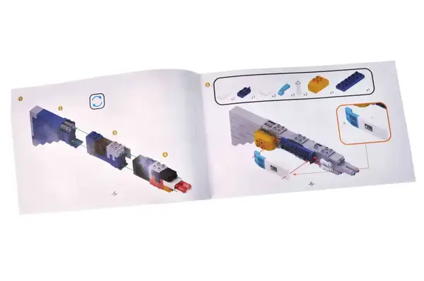 Конструктор FL1182 "Автомат" 130 дет. р.35x8x25 см YG Toys купити недорого в Україні, фото 4