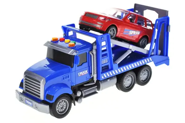 Автовоз інерційний RJ6673-12 озвучений, зі світлом, в коробці р.29,5x11x17,5 см YG Toys купити недорого в Україні, фото 2