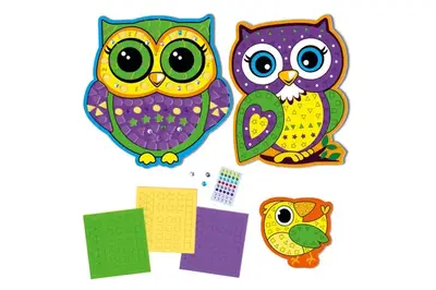 Набір для творчості "М'яка мозаїка. Містичні сови" VT4511-22 VladiToys купити