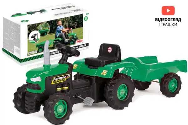 Трактор на педалях з причіпом 8053 ORION купити