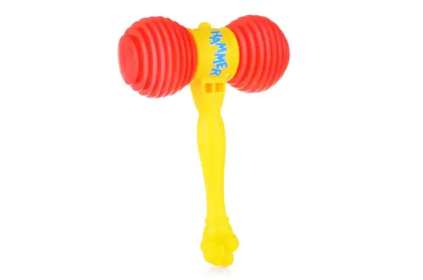 Брязкальце 390 "Молоток" з пискавкою р.18,5x13,5 см YG Toys купити