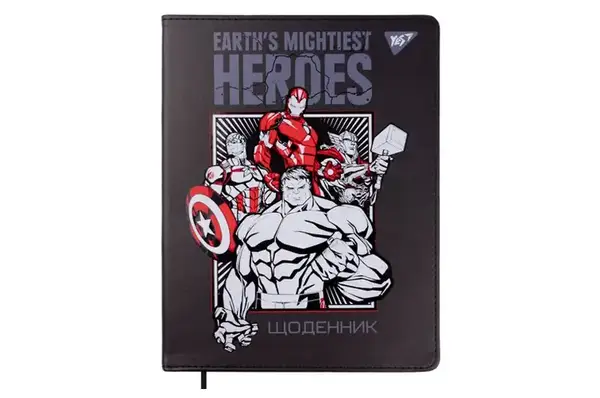 Щоденник шкільний YES PU інтегральний "Marvel. Avengers" УФ-виб. лак купити