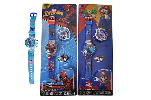 Годинник дитячий наручний герої в асортименті на блістері ZL8529 купити
