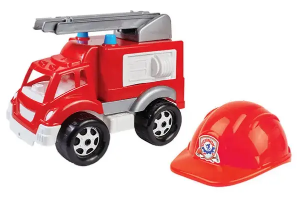 Машина 3978 "Титан. Пожежна" з каскою ТЕХНОК купити