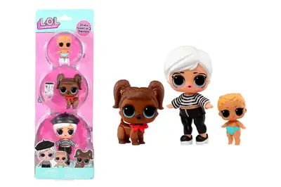 Набір ігрових фігурок L.O.L. Surprise! серії "OPP Tot + Pet + Lil Sis" 987888 - БІТНІК БЕЙБІ, ДАРЛІНГ ДОГГІ купити