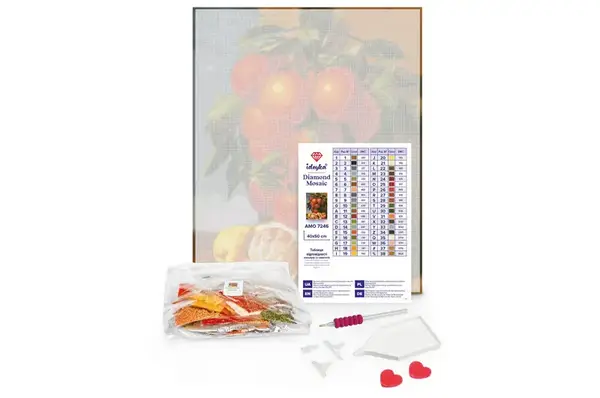 Набір з алмазною мозаїкою AMO20203 "Вітрильник у штормі" 40х50см IDEYKA купити недорого в Україні, фото 2