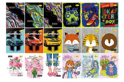 Блокнот А6, 40 арк., посипка, пружина збоку АП-1602 купити