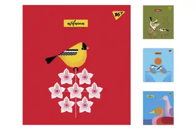 Зошит YES "Avifauna" 24 аркуші лінія Преміум купити