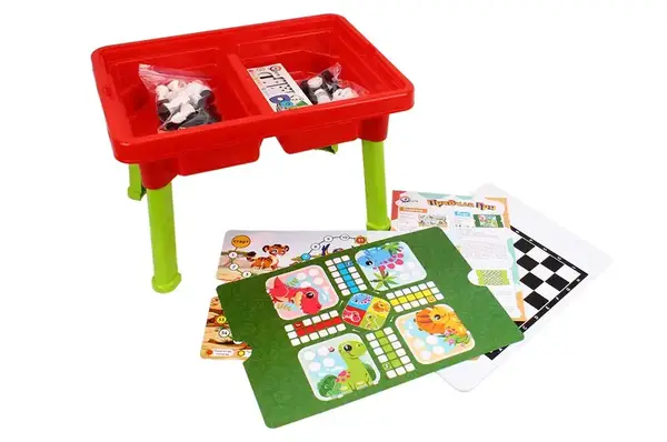 Стіл органайзер 9604 з набором настільних ігор ТЕХНОК купити недорого в Україні, фото 3