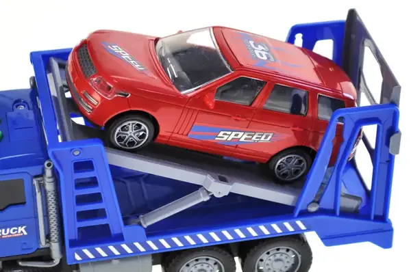 Автовоз інерційний RJ6673-12 озвучений, зі світлом, в коробці р.29,5x11x17,5 см YG Toys купити недорого в Україні, фото 4