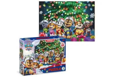 Пазли - 60 елм. - 200697 "Щенячий патруль. Готові до святкового дійства" DoDo купити