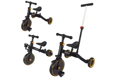 Велосипед 3-х колісний TR2450 колеса EVA 9,5х5 дюймів, чорний купити