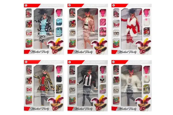 Лялька YY8840/A-F 6 видів, сумочка, аксесуари, в коробці купити