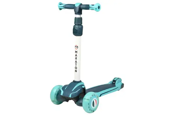 Самокат-толокар Flex blue-green 2в1, триколісний Maraton купити недорого в Україні, фото 4