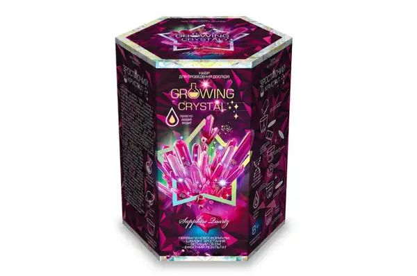 Набір для дослідів GRK-01-01U,02U,03U..08U "GROWING CRYSTAL" в коробці DANKO купити недорого в Україні, фото 6