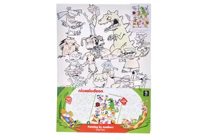 Набір для розпису по номерах 30х40 см QB914-008 "Мультяшний хаос" qbee купити