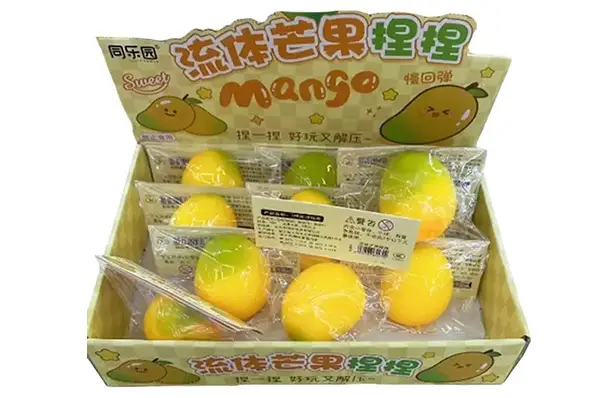 Антистрес С13701 сквіш Манго 12 шт в дисплей боксі, ціна за шт купити