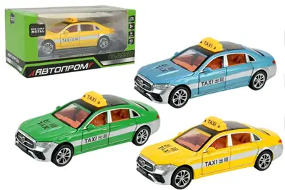 Машина металева AP74240 Mercedes Benz E300L (Taxi), 1:32, батарейка, світло, звук, відкриваються двері, коробка р.19,5x9x9см АВТОПРОМ Машина металева AP74240 Mercedes Benz E300L (Taxi), 1:32, батарейка, світло, звук, відкриваються двері, коробка р.19,5x9x9см АВТОПРОМ купити