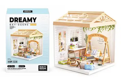 Конструктор-румбокс 8010 ПАТІО серії "Інтер'єр" зі світлом MINI HOUSE купити
