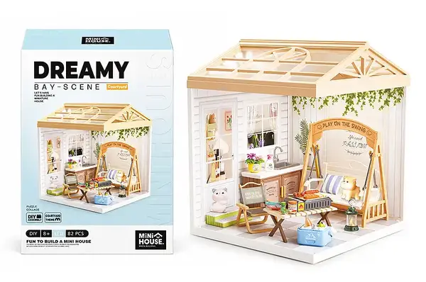 Конструктор-румбокс 8010 ПАТІО серії "Інтер'єр" зі світлом MINI HOUSE купити