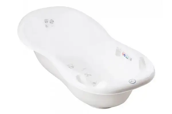 Ванночка зі зливом 102 см SO-005-ODPLYW-103 "LUX Сова" біла TEGA купити