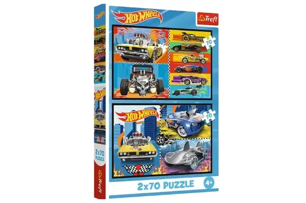 Пазли - 2в1 70 елм. - 34442 "Hot Wheels" Trefl купити