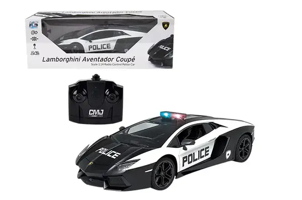 Автомобіль 114GLPCWB LAMBORGHINI AVENTADOR POLICE на радіокеруванні (1:14, 2.4Ghz) KS DRIVER купити