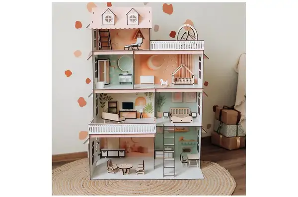 Будиночок Сонячний котедж 103х65х45 см зі шпалерами : набір Комфорт купити недорого в Україні, фото 6