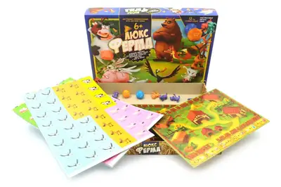 Настільна гра G-FL-01-02 "Ферма ЛЮКС" DANKO купити