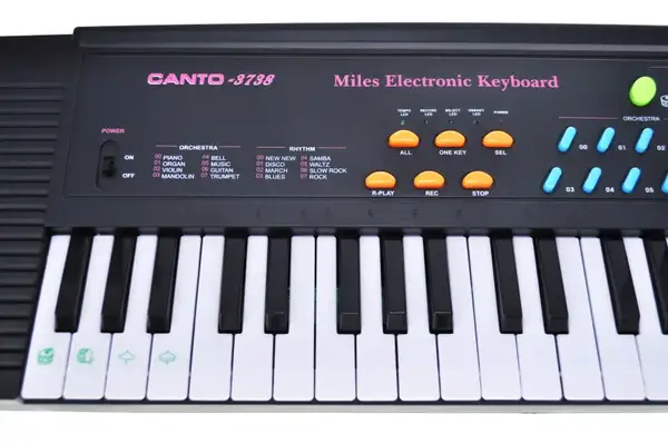 Орган PL-3738-U від мережі або батарейок, 3,5 октави, 8 ритмів, мікрофон, нотна книга, в коробці 78,5x8,5x24 см купити недорого в Україні, фото 8