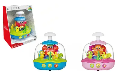 Дзиґа O-18800 на батарейках, в коробці р.18.5x16x24.5 см YG Toys купити
