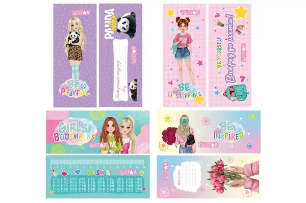 Набір ламінованих закладок для книг LS-07 "GIRLS BOOKMARKS" купити недорого в Україні, фото 4