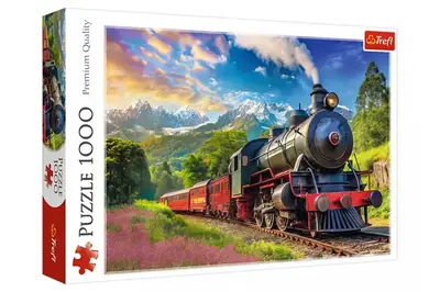 Пазли - 1000 елм. - 10929 "Подорож на поїзді", Trefl купити