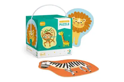 Пазл 2-3-4 елементи "Дикі тварини" 300153 DoDo купити