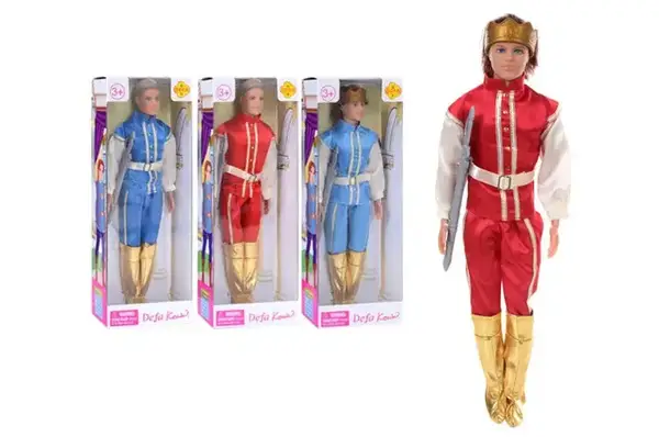 Лялька DEFA 29см 8374 принц 2 види, коробка 32*5,5*12 купити