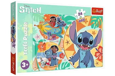 Пазли - 24 елм. MAXI - 14365 "Ліло і Стіч. Щасливий день" Trefl купити