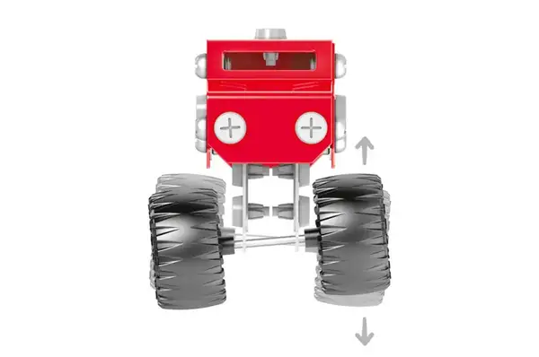 Конструктор металевий 1317 "Міні: Позашляховик" 100 дет. ТЕХНОК купити недорого в Україні, фото 3