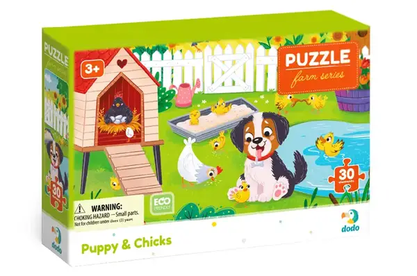 Пазли - 30 елм. - 300681 "Песик і курчата" DoDo купити
