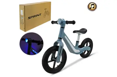 Велобіг BB2613 рама з нейлонового скловолокна, надувні колеса, світло, звук, сіро-блакитний у коробці 75x14x45 см Велобіг BB2613 рама з нейлонового скловолокна, надувні колеса, світло, звук, сіро-блакитний у коробці 75x14x45 см купити