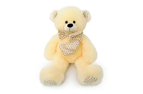 Ведмедик з бантом молочний 6395/60 60 см купити