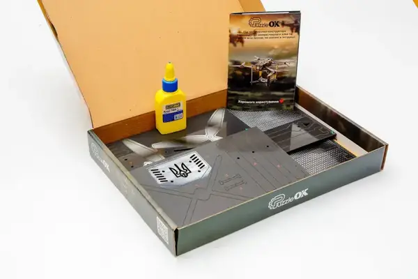 Конструктор Puz-00923 FPV "Дрон"дерев'яний, PuzzleOk купити недорого в Україні, фото 4