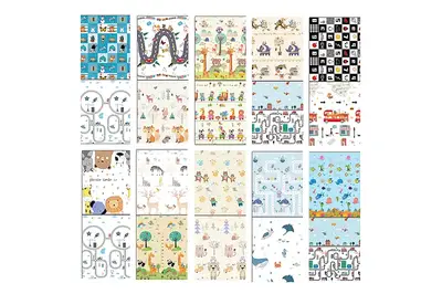 Килимок складний XPE-001/2/3/4/5/6/7/8/9/10NEW 10кол. 200x1x180 сумка 89x9.6x3.9 XPE CARRELLO купити
